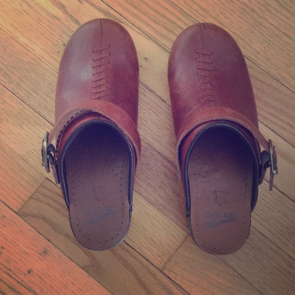Dansko slip on clogs